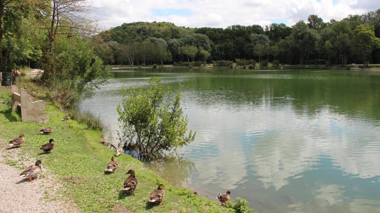 La Ferme Des Pierrettes Villa Menneville Bagian luar foto