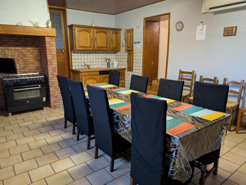 La Ferme Des Pierrettes Villa Menneville Bagian luar foto