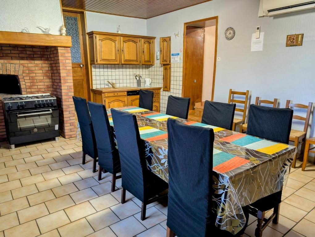 La Ferme Des Pierrettes Villa Menneville Bagian luar foto