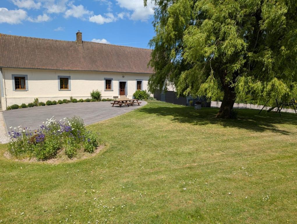 La Ferme Des Pierrettes Villa Menneville Bagian luar foto